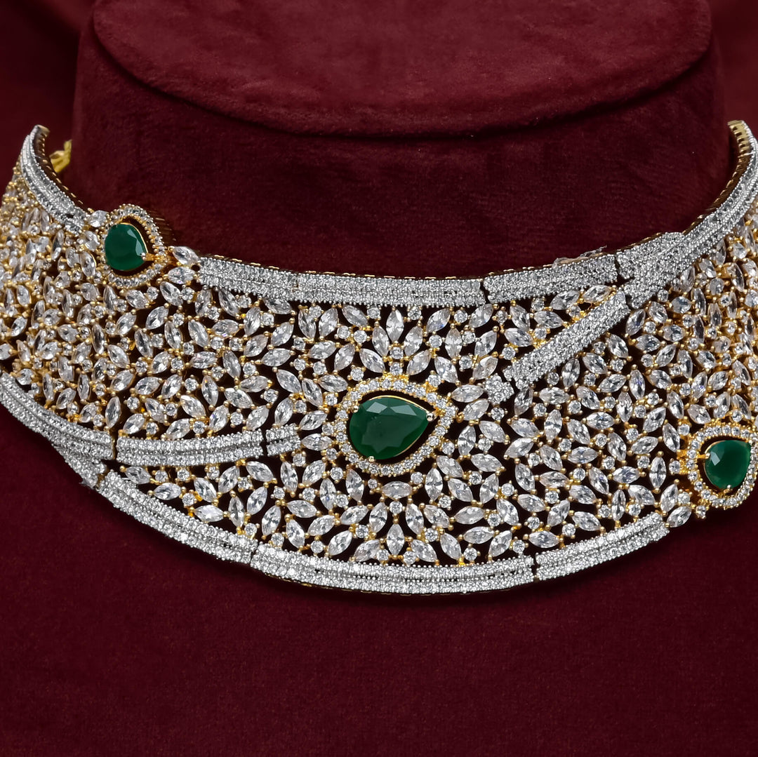 CZ Emerald Choker