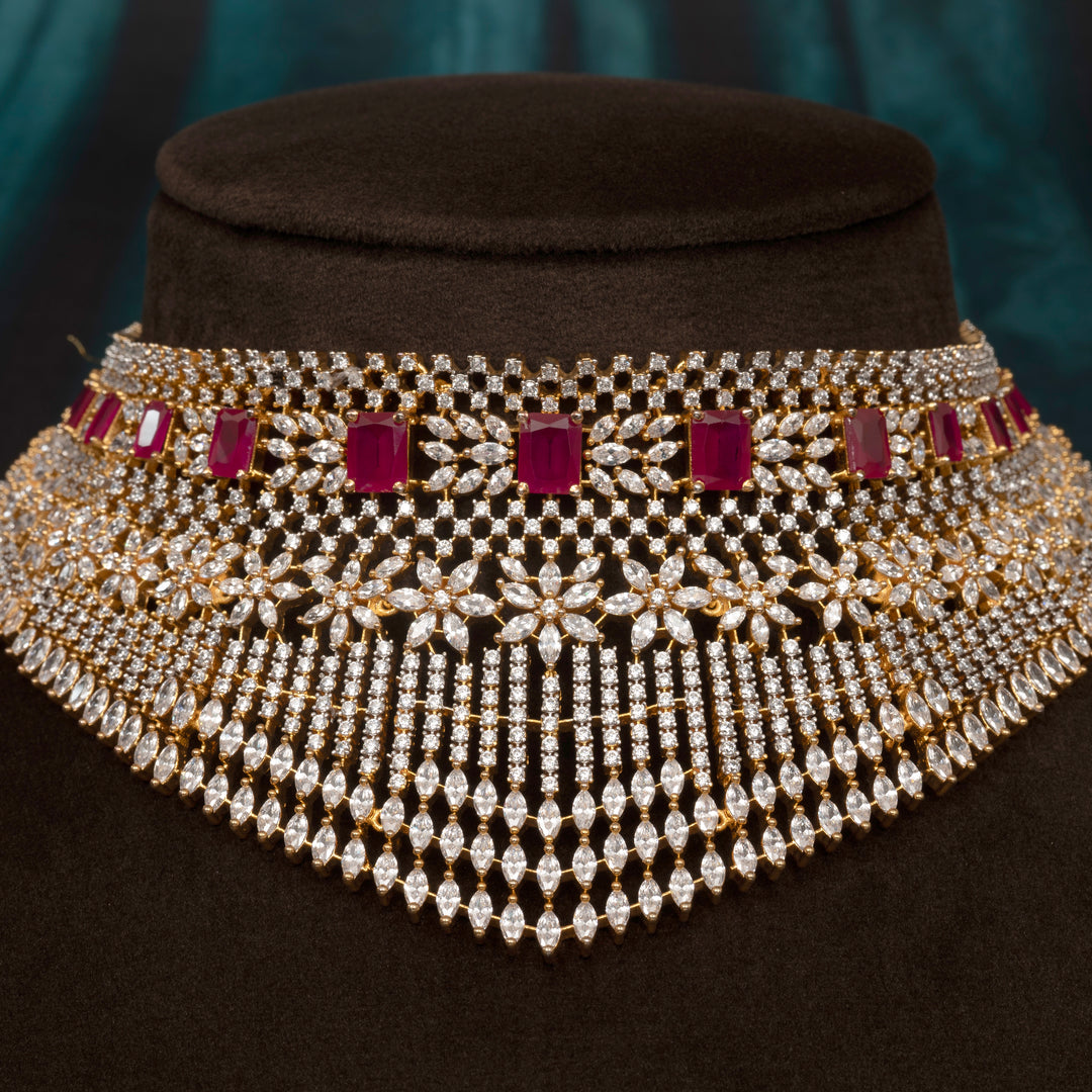 CZ Ruby Choker