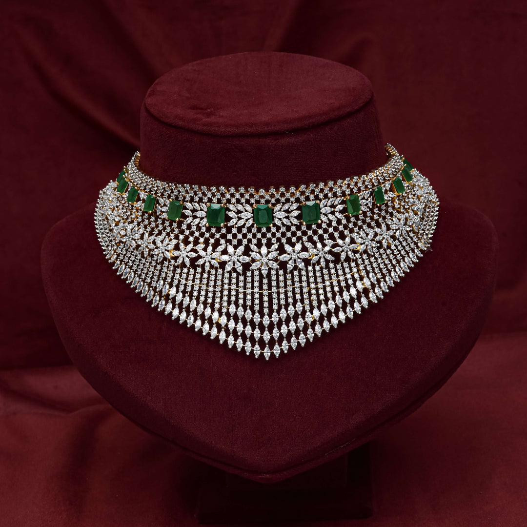 CZ Emerald Choker