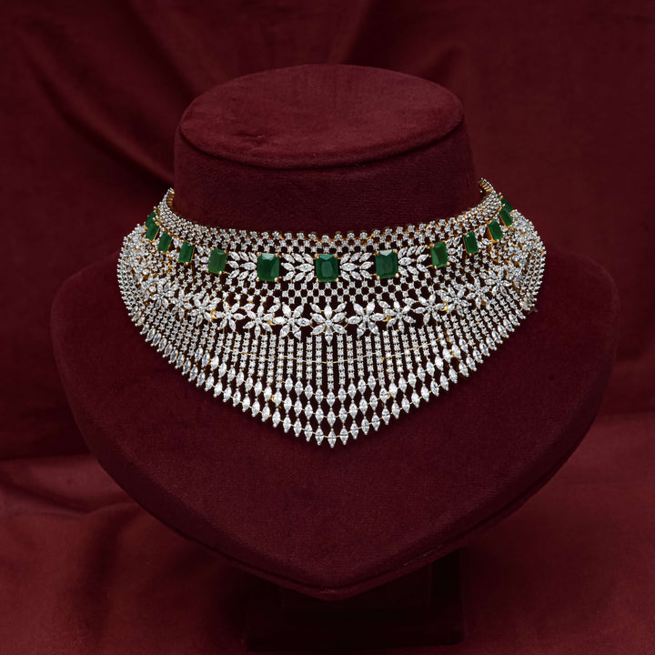 CZ Emerald Choker