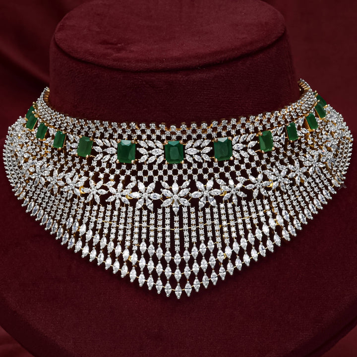 CZ Emerald Choker