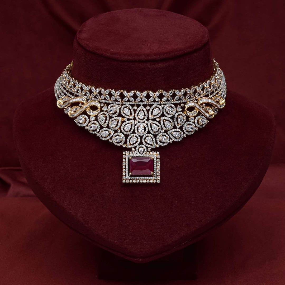 CZ Ruby Choker