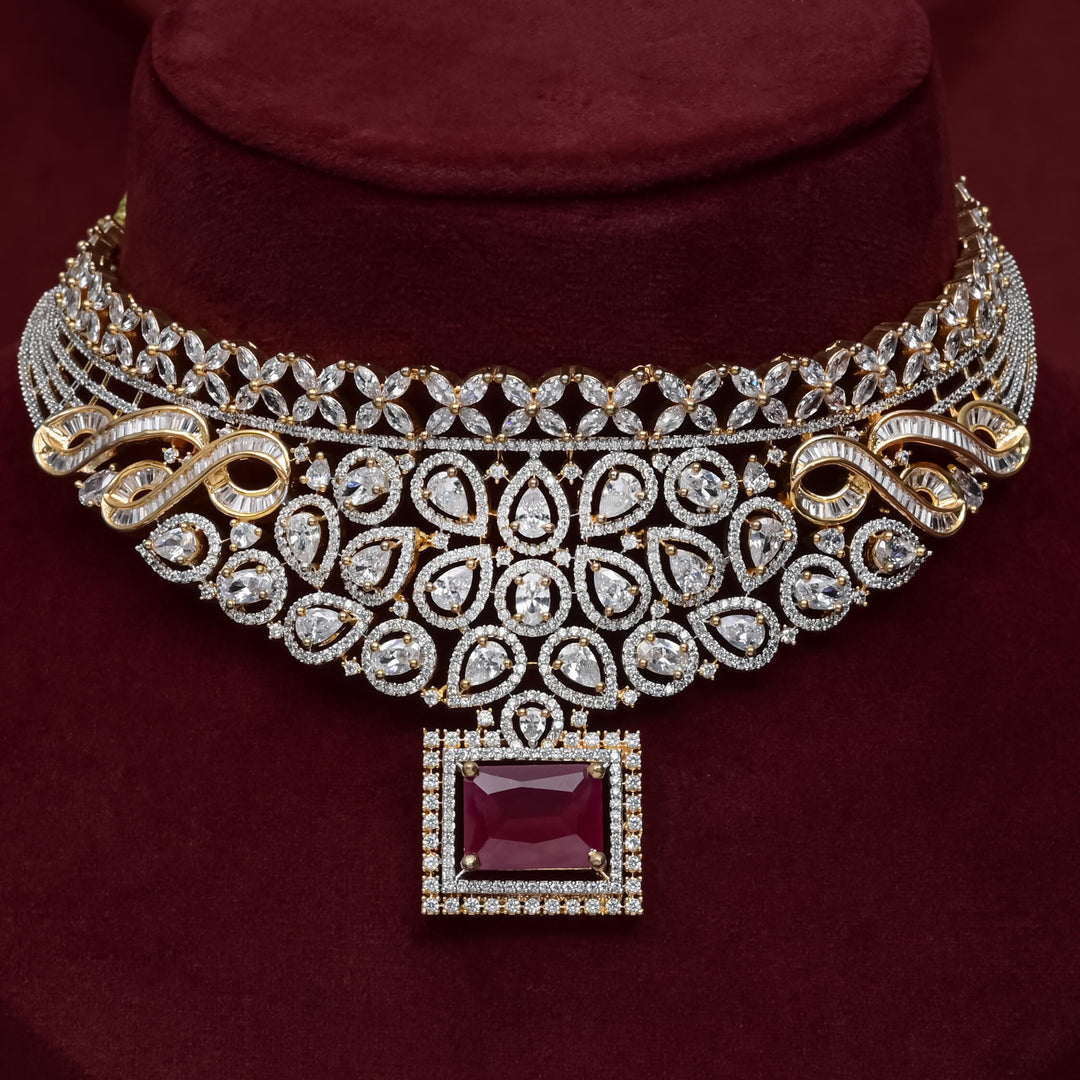 CZ Ruby Choker