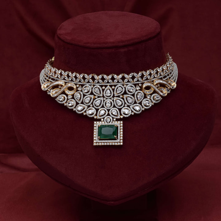 CZ Emerald Choker