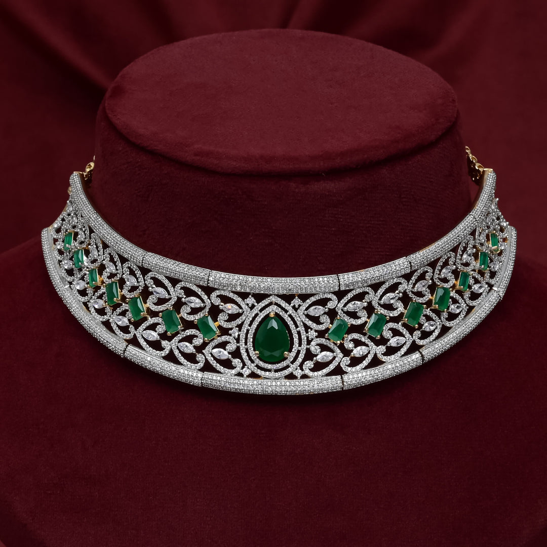 CZ Emerald Choker