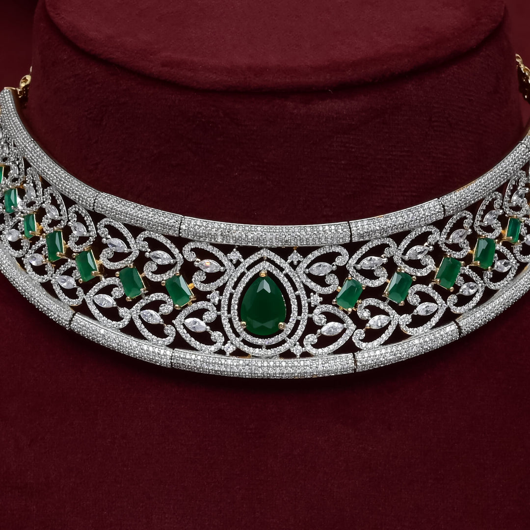 CZ Emerald Choker