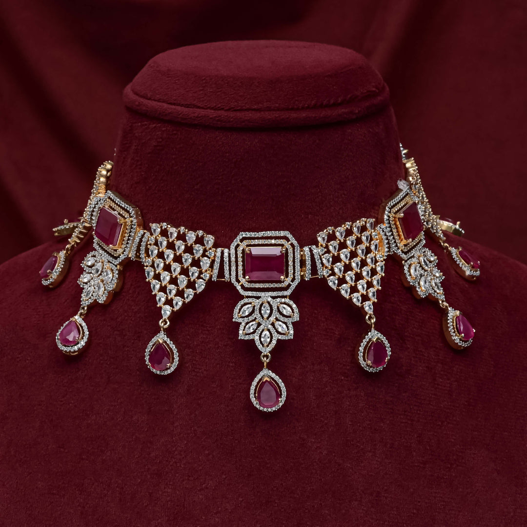 CZ Ruby Choker