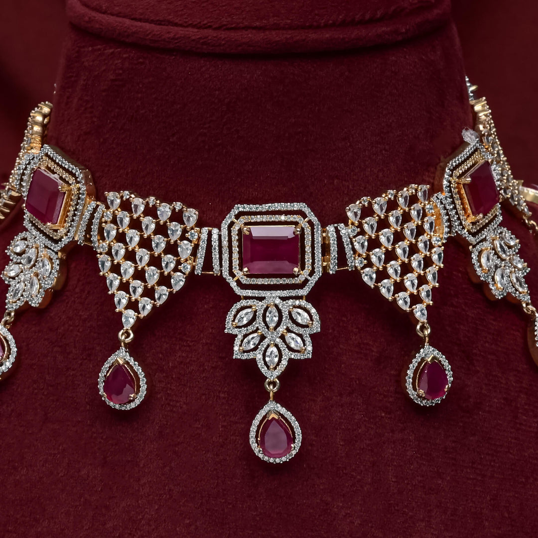 CZ Ruby Choker