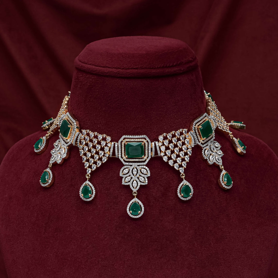 CZ Emerald Choker