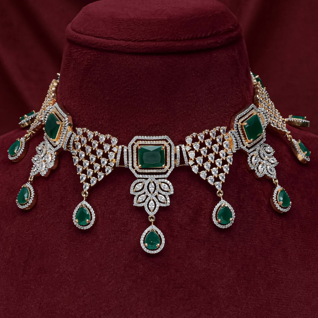 CZ Emerald Choker