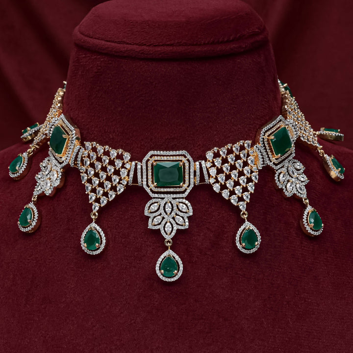 CZ Emerald Choker