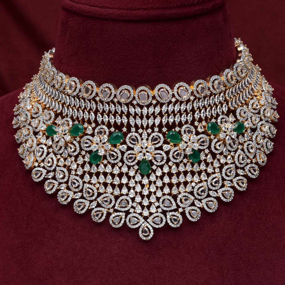 CZ Emerald Choker