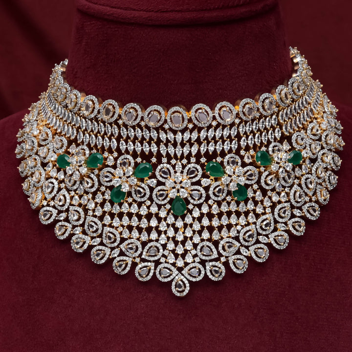 CZ Emerald Choker