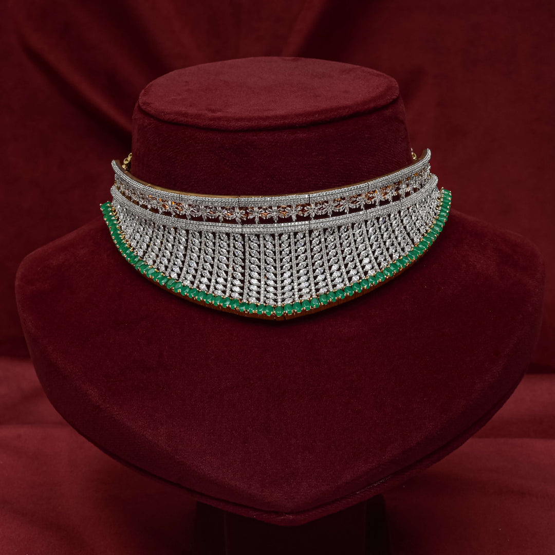 CZ Emerald Choker
