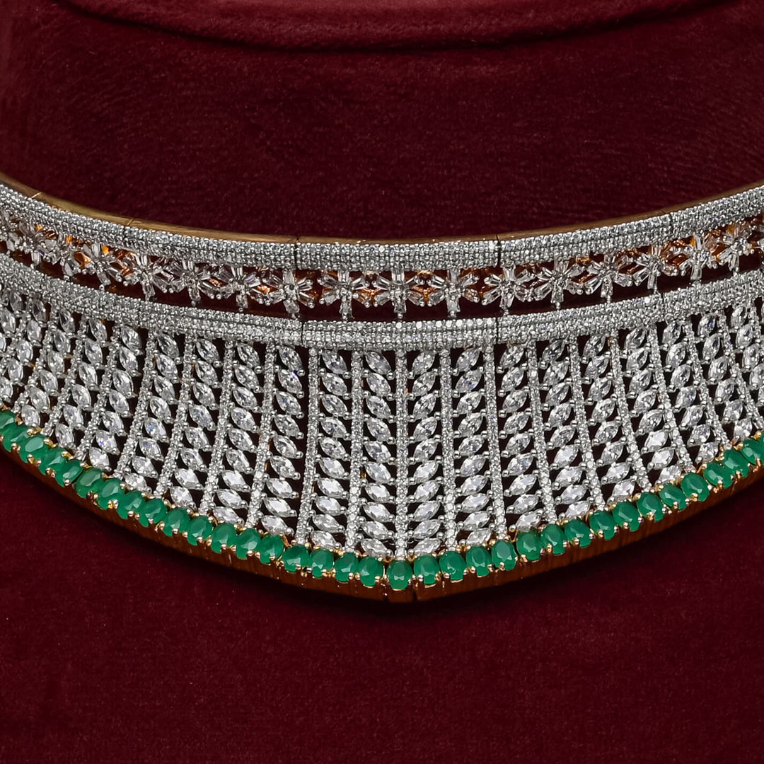 CZ Emerald Choker