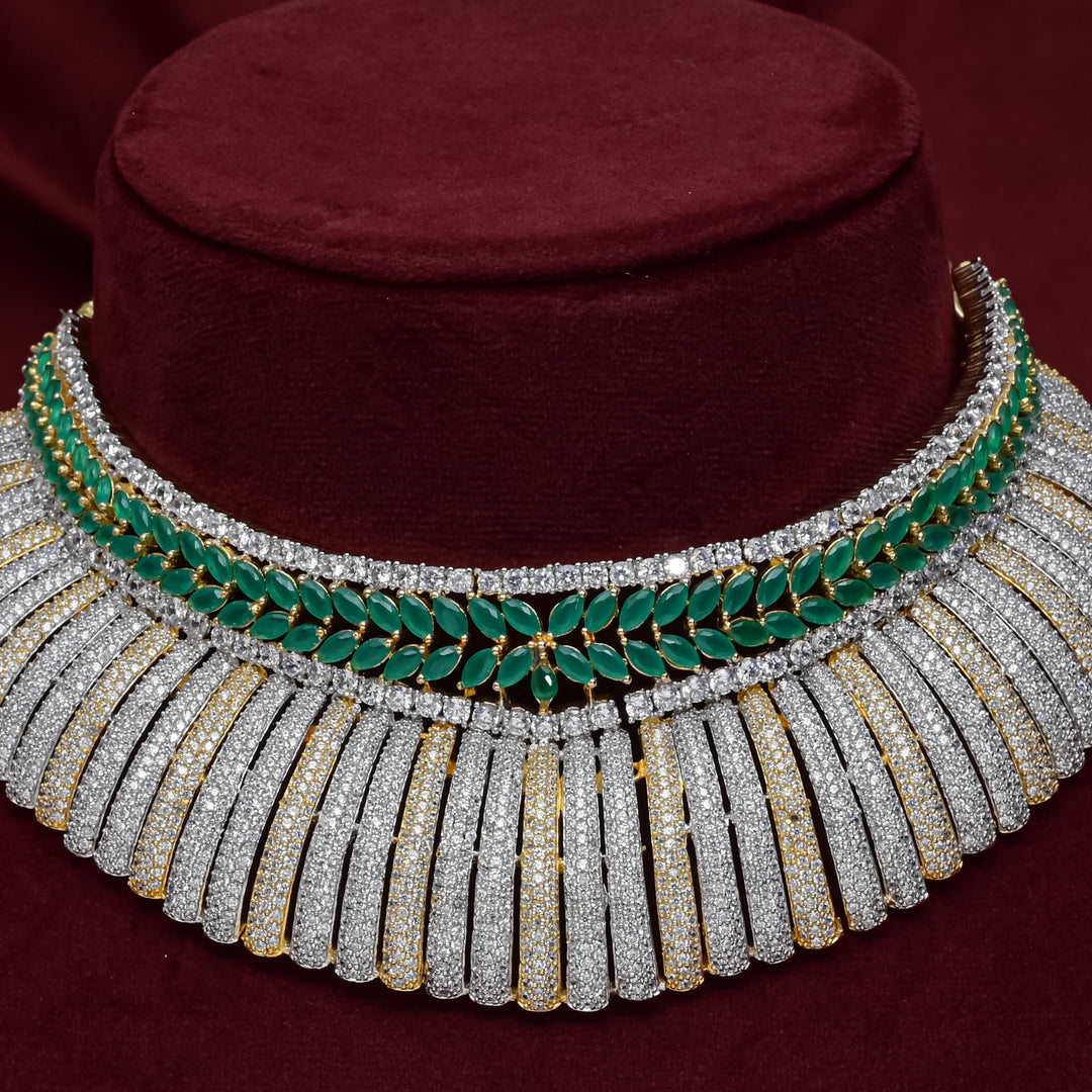 CZ Emerald Choker