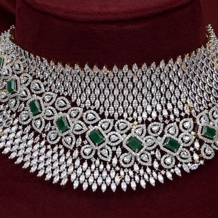 CZ Emerald Choker