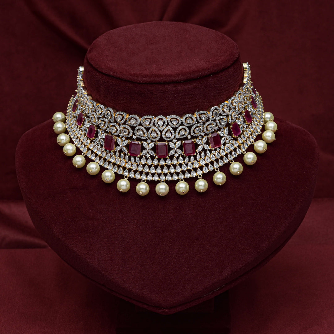 CZ Ruby Choker