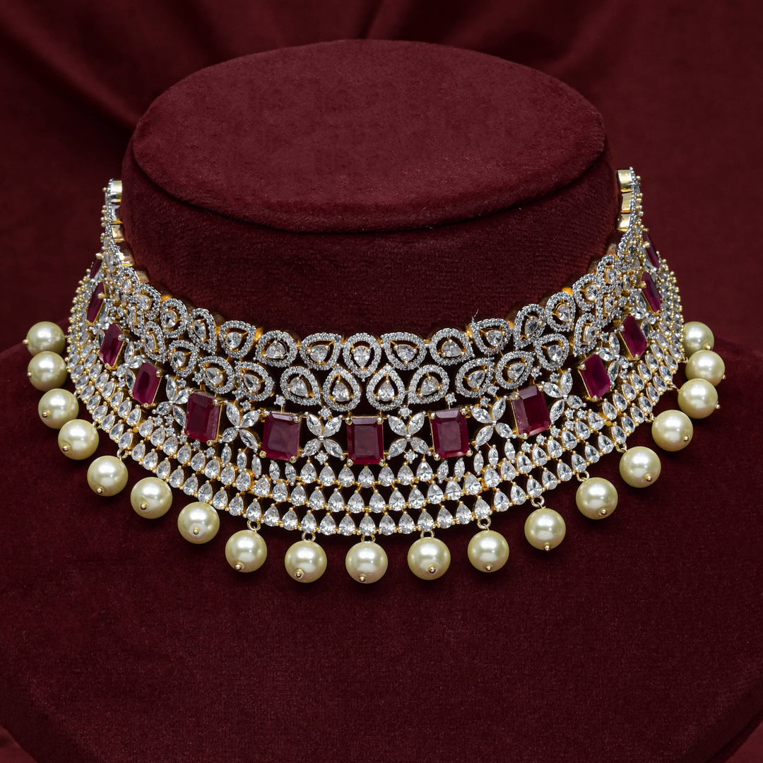 CZ Ruby Choker