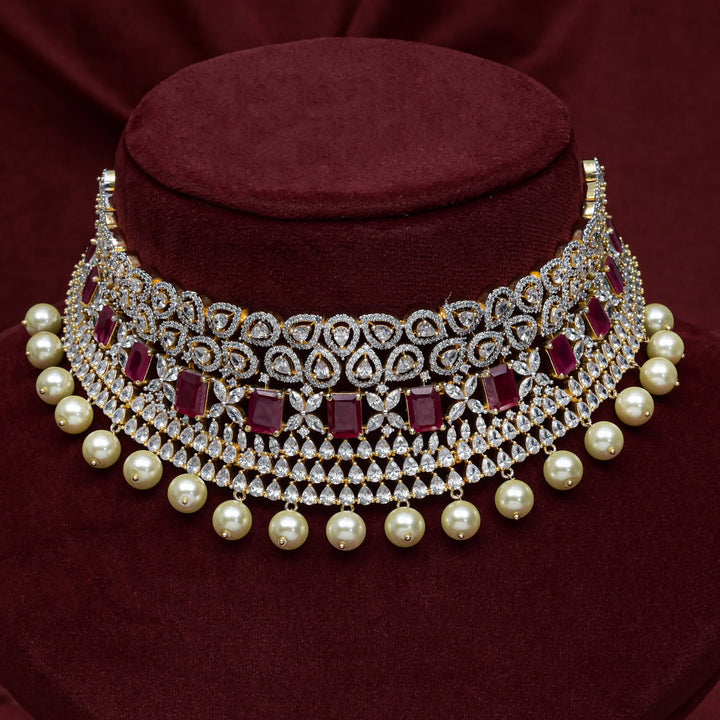 CZ Ruby Choker