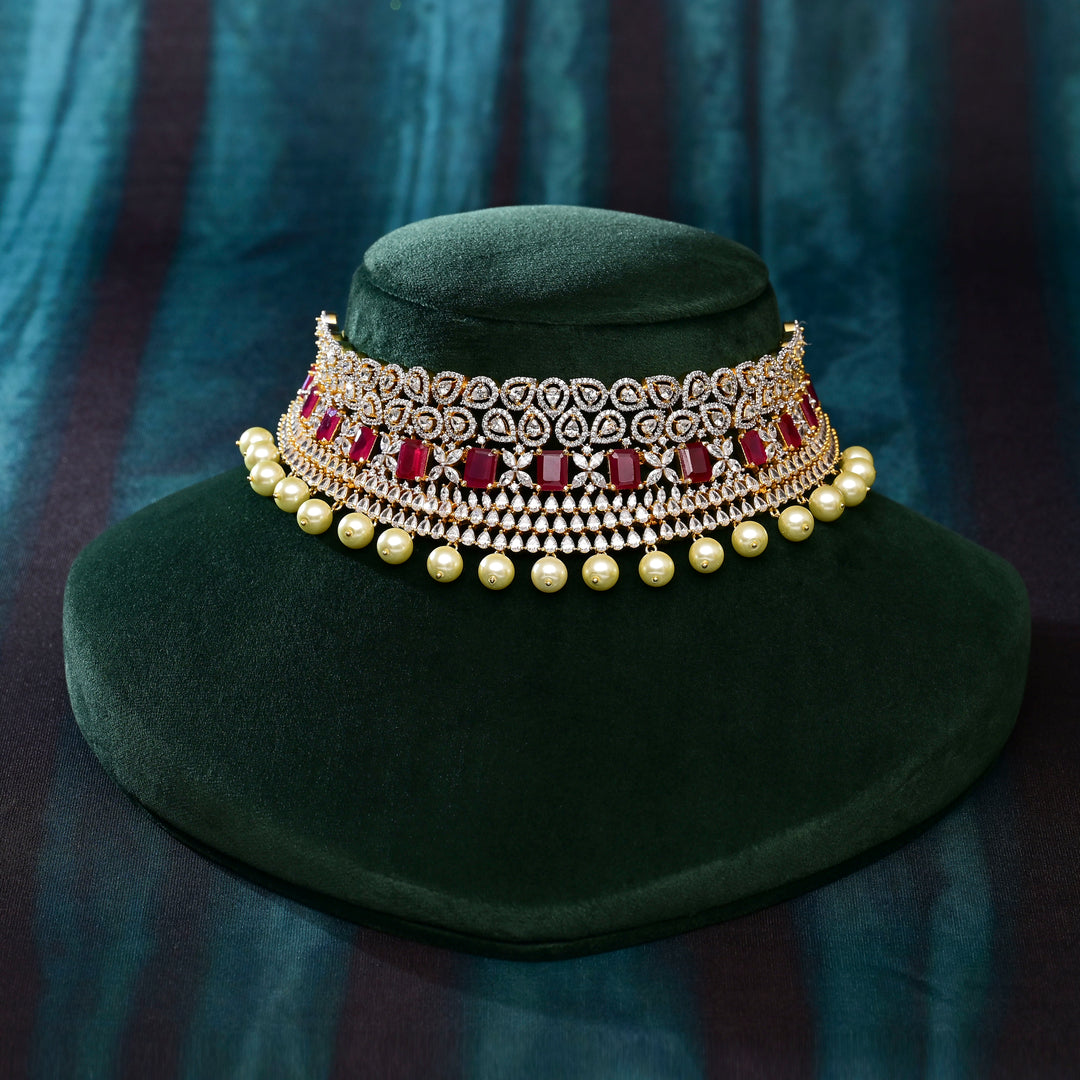 CZ Ruby Choker
