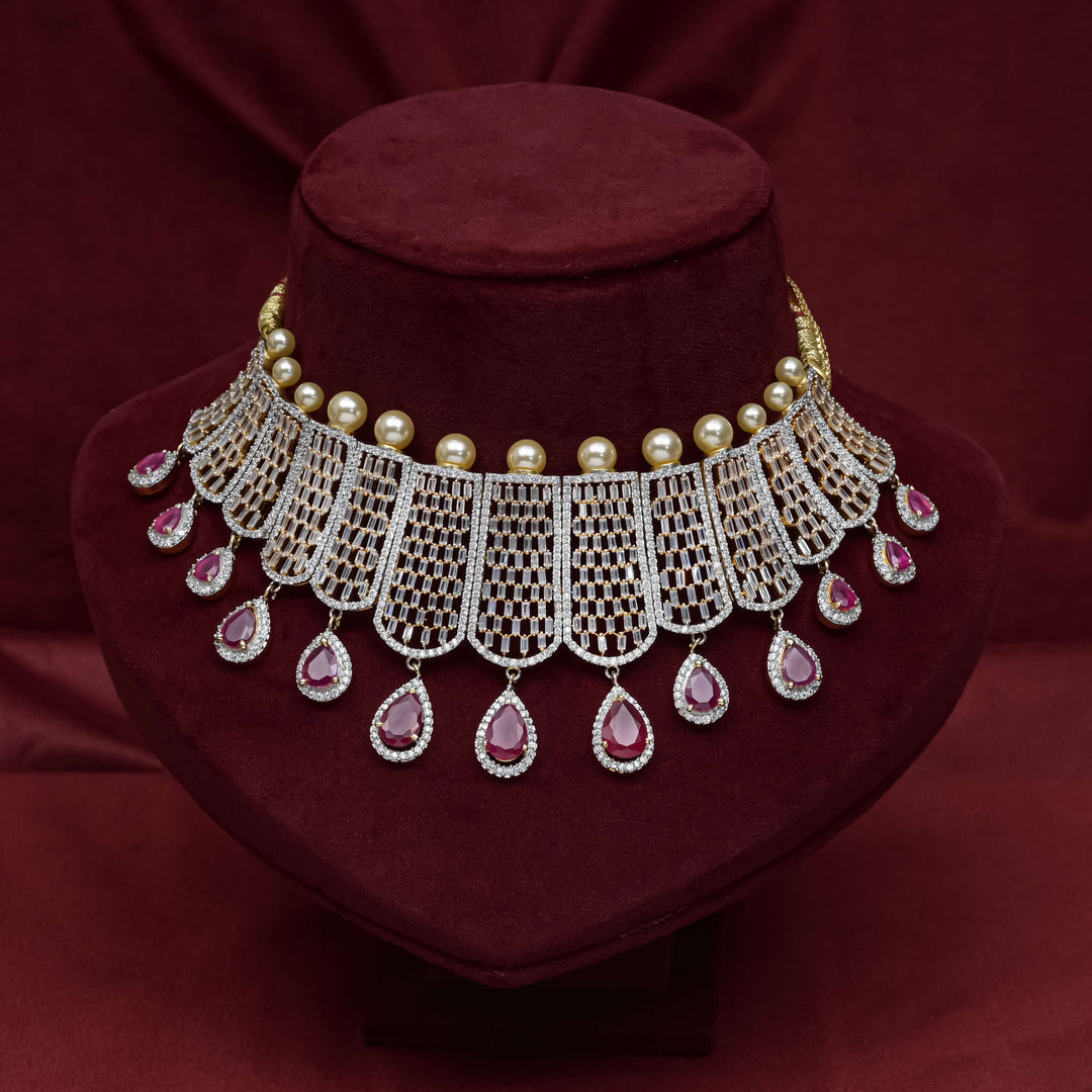 CZ Ruby Choker
