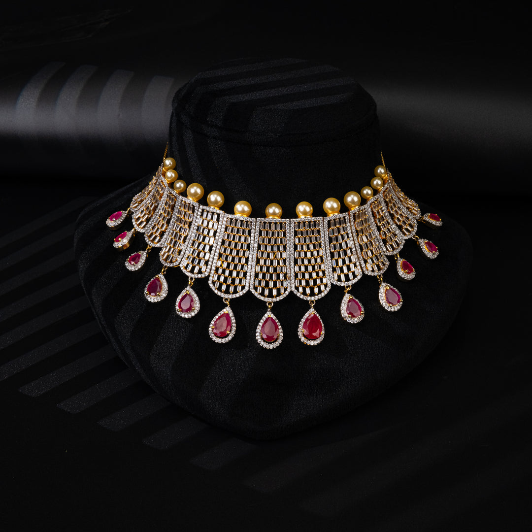 CZ Ruby Choker
