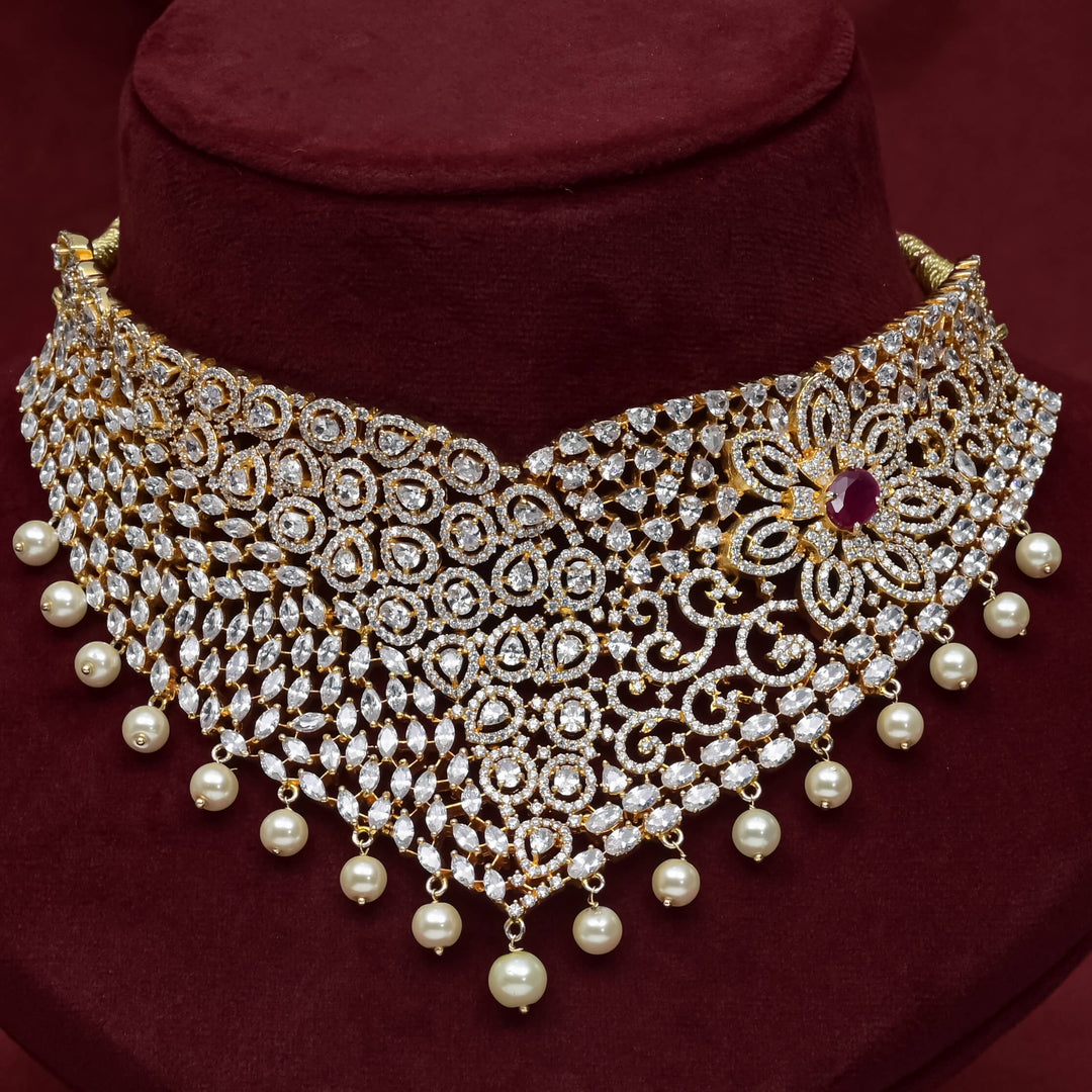 CZ Ruby Choker
