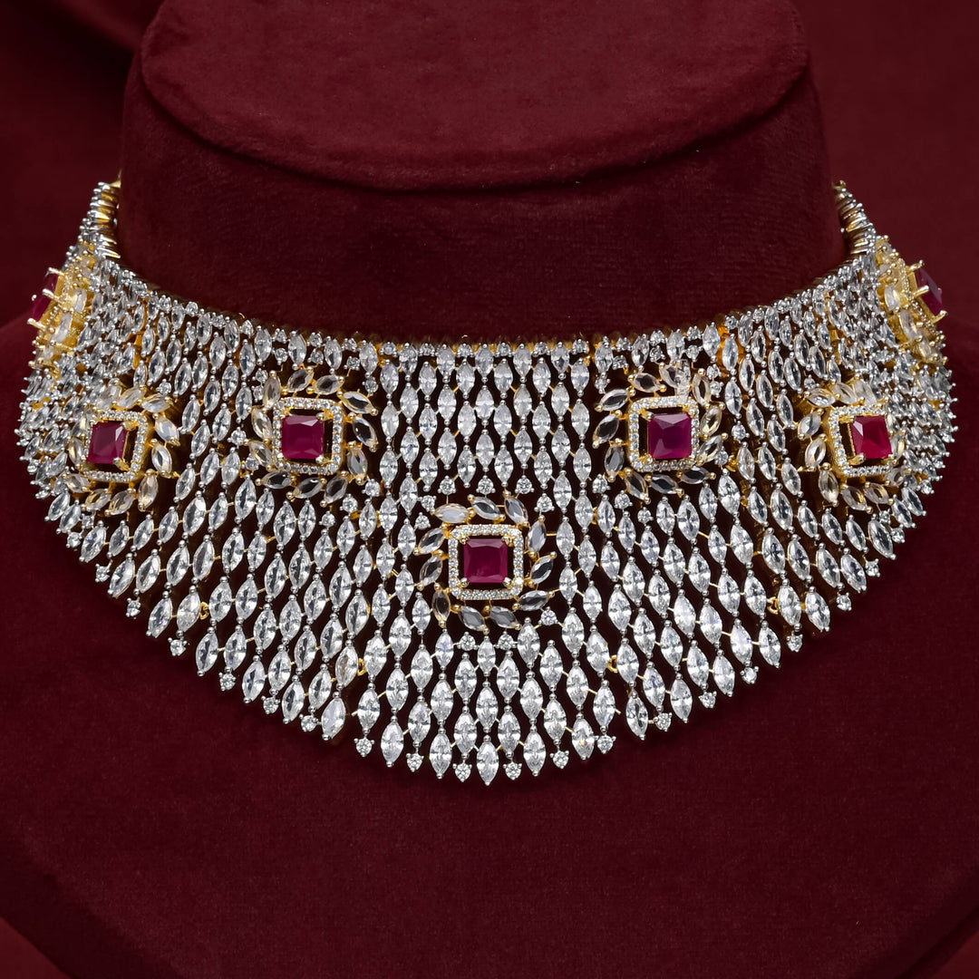CZ Ruby Choker