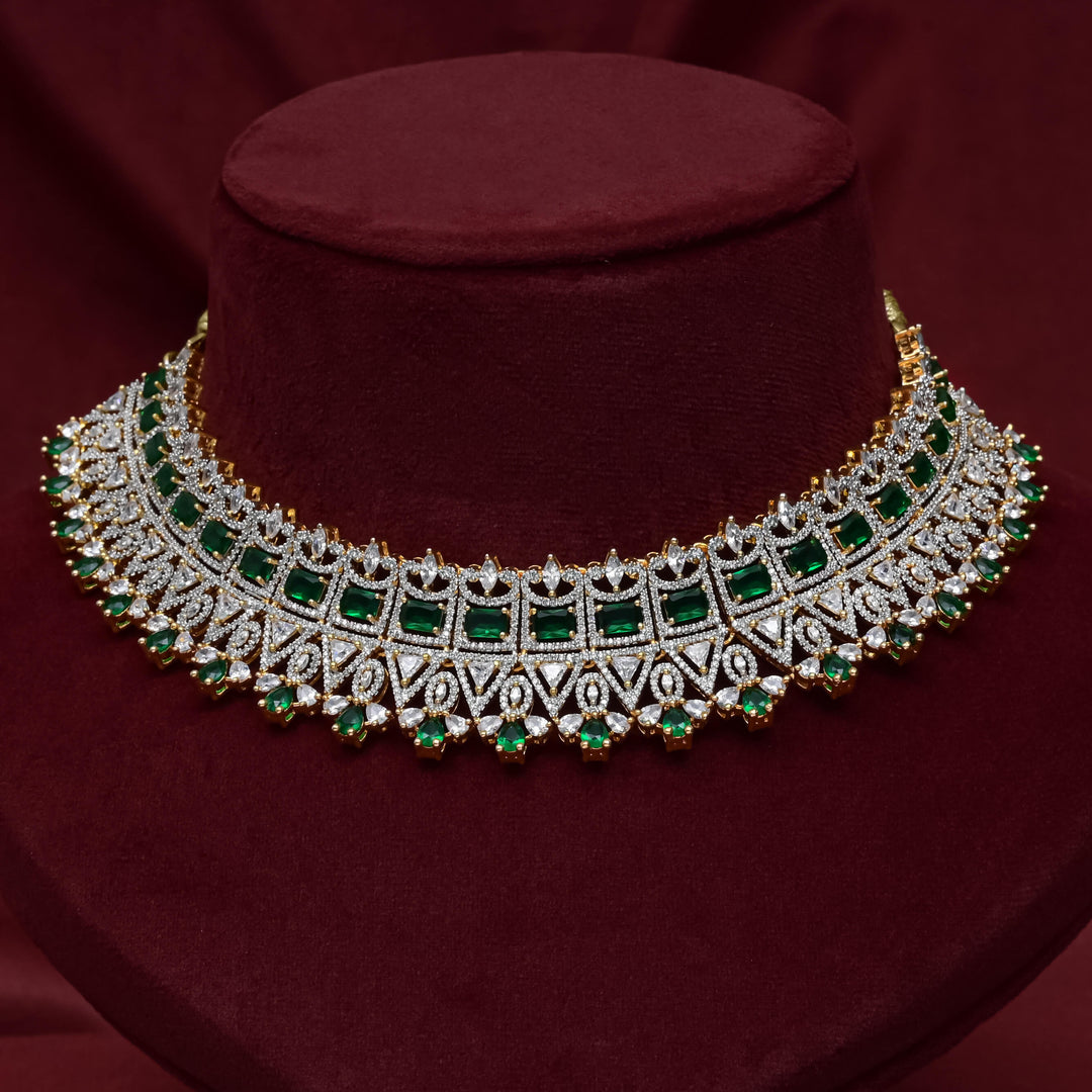 CZ Emerald Choker