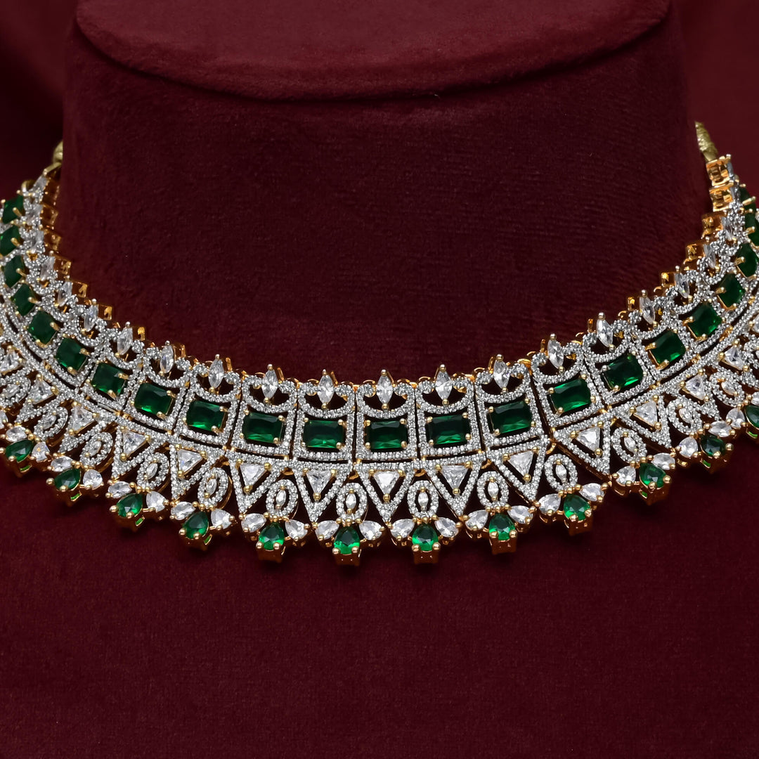 CZ Emerald Choker