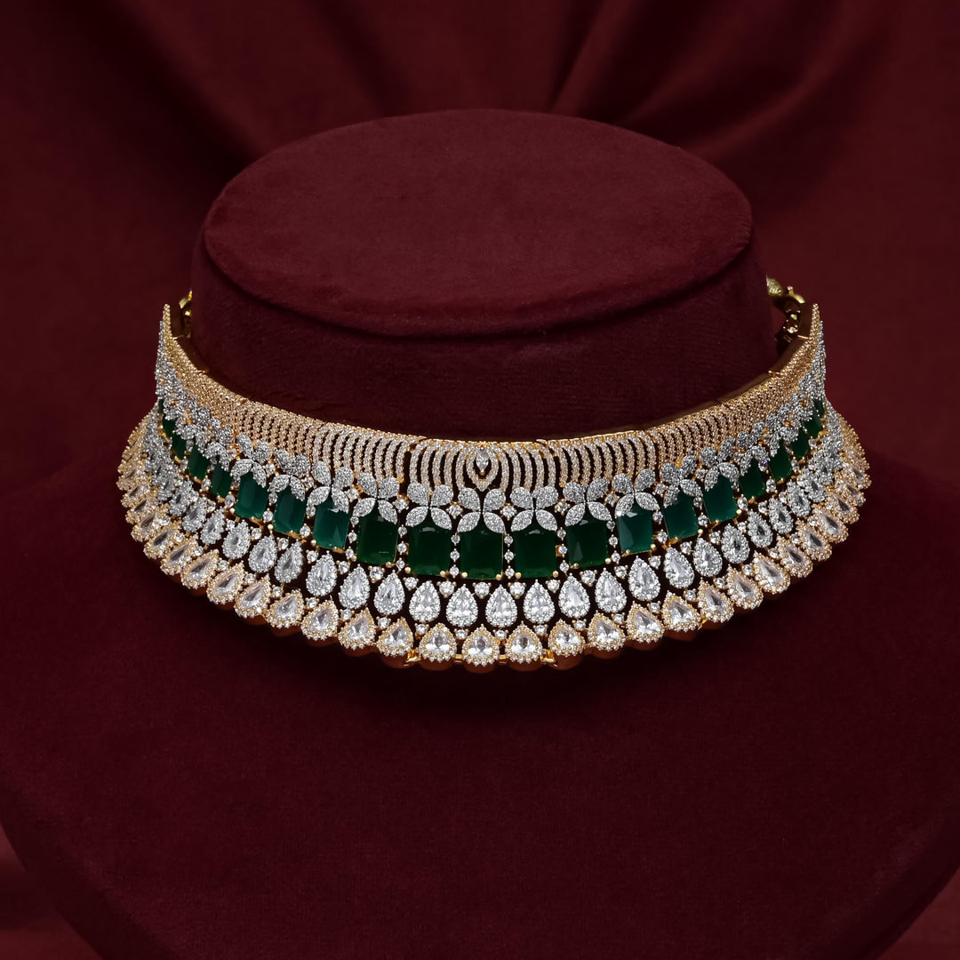 CZ Emerald Choker