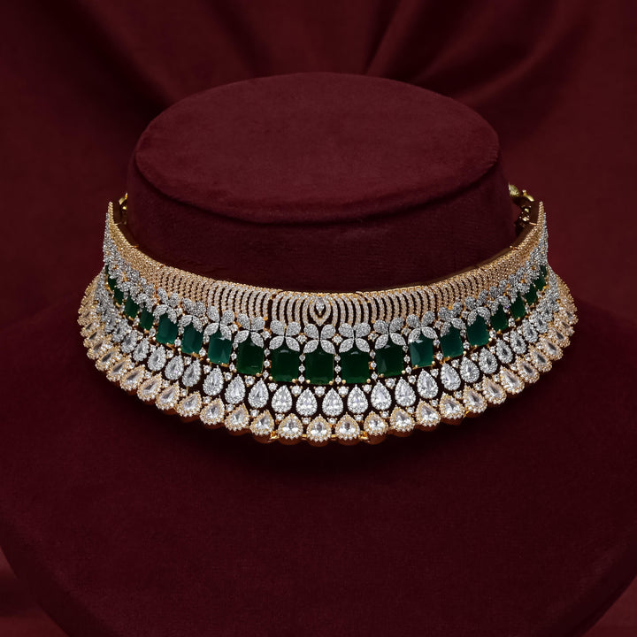 CZ Emerald Choker