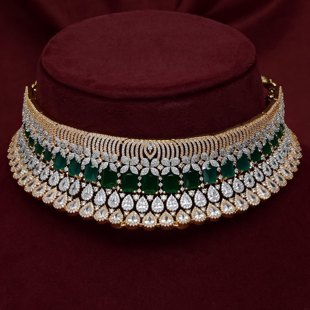 CZ Emerald Choker
