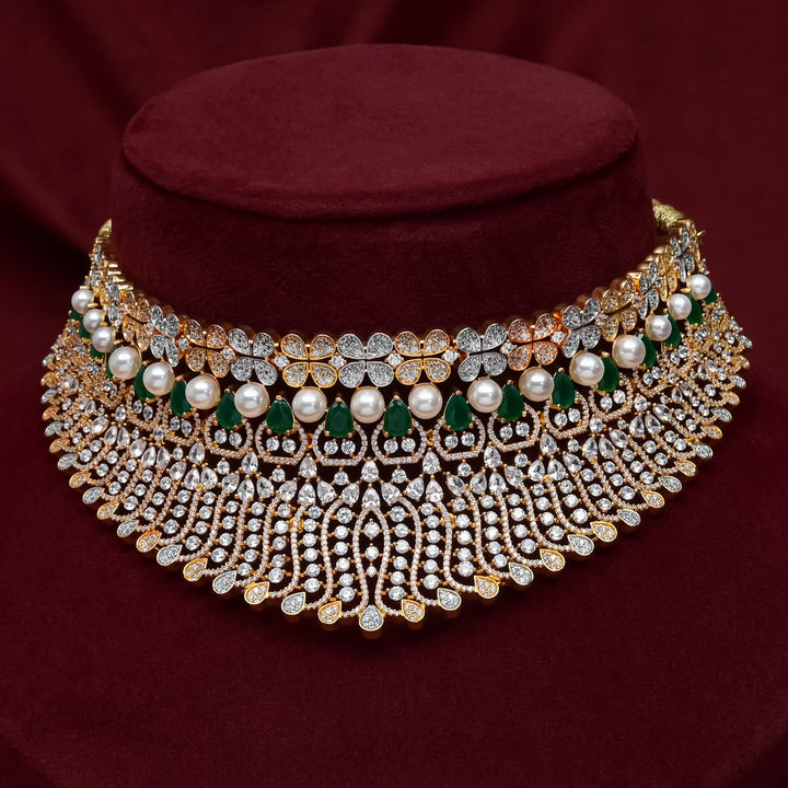 CZ Emerald Choker