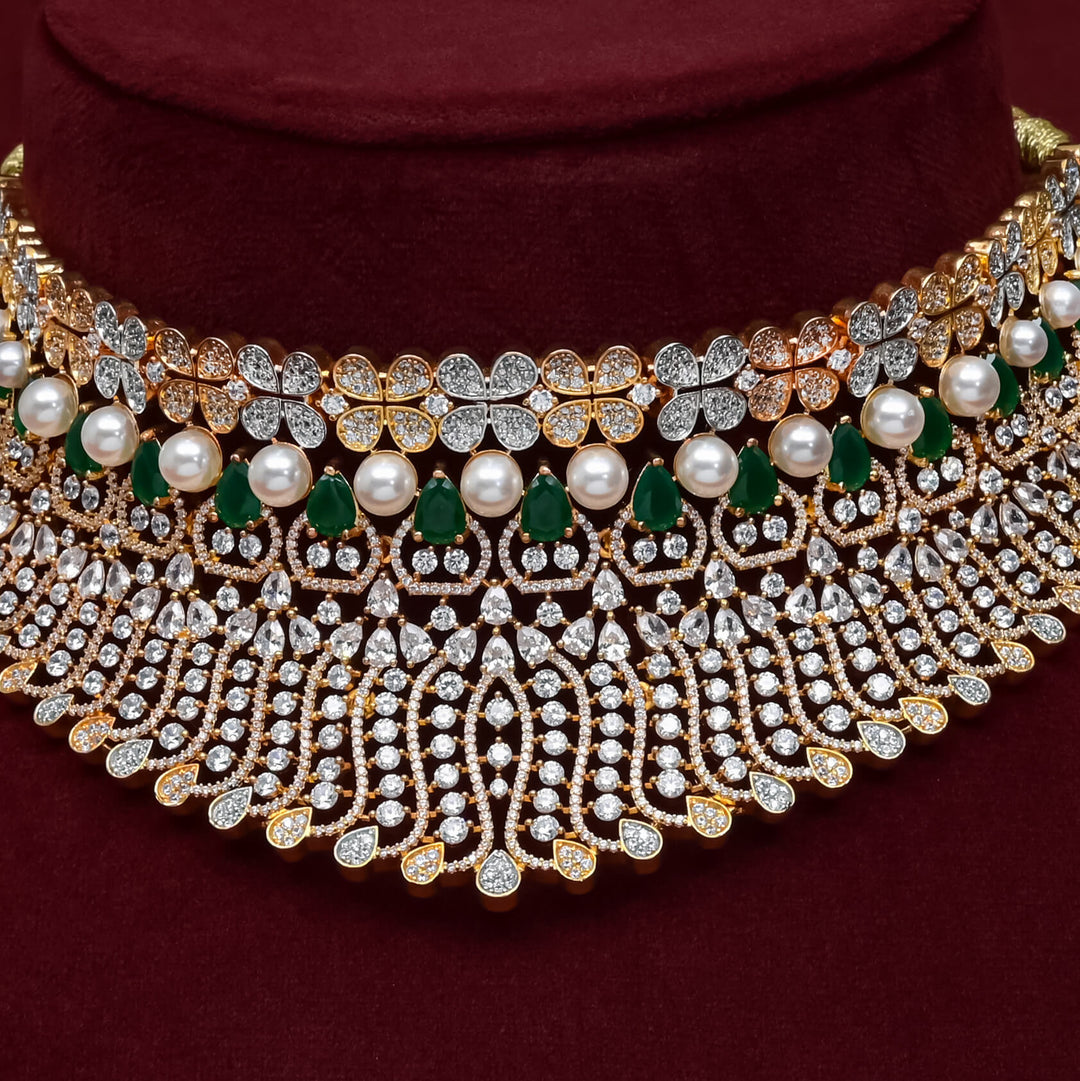 CZ Emerald Choker