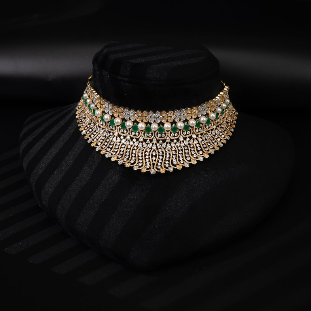 CZ Emerald Choker