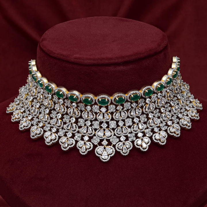 CZ Emerald Choker