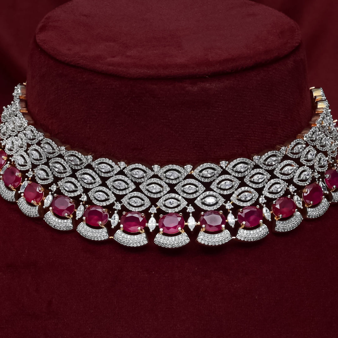 CZ Ruby Choker