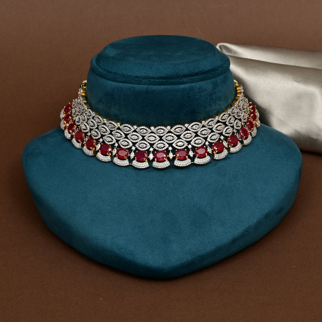 CZ Ruby Choker