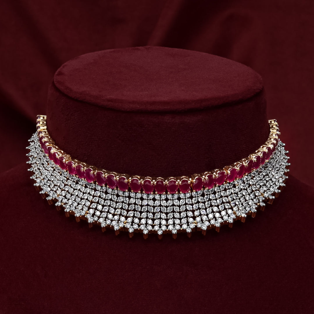 CZ Ruby Choker