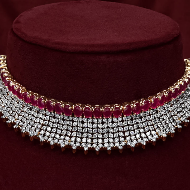 CZ Ruby Choker