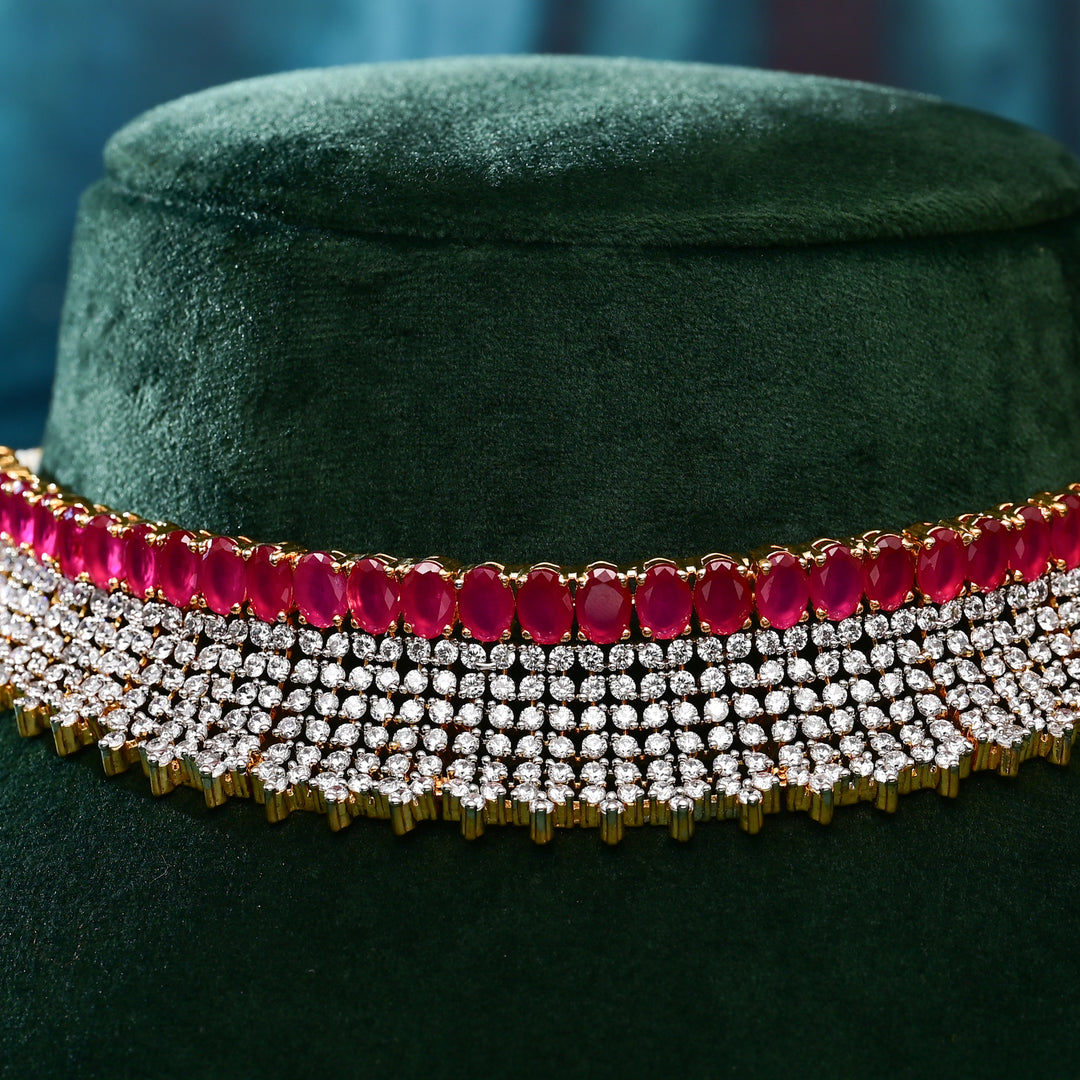 CZ Ruby Choker