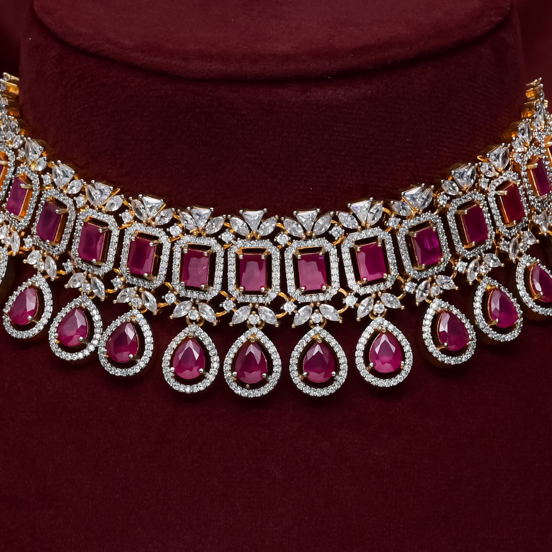 CZ Ruby Choker