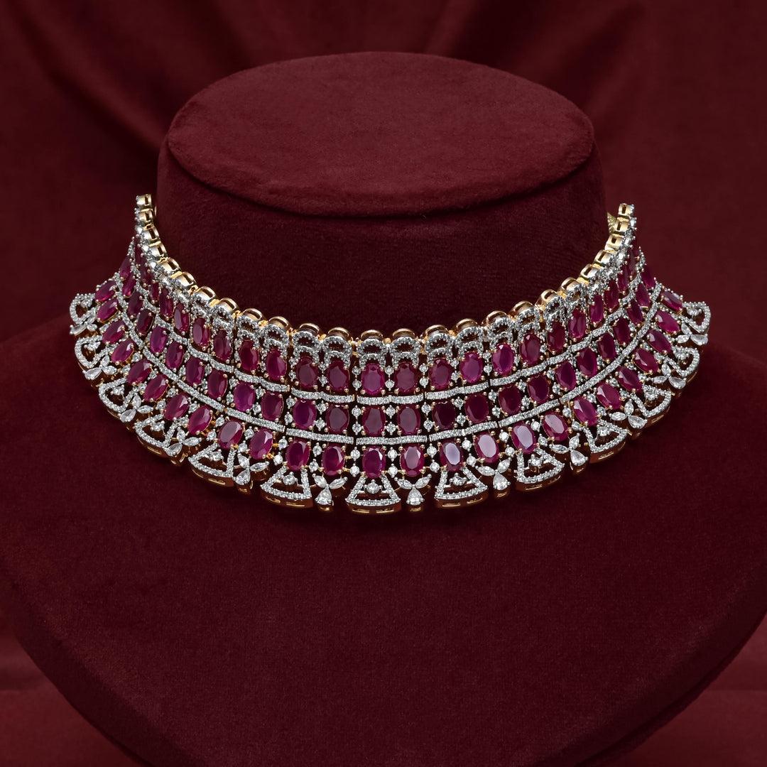 CZ Ruby Choker