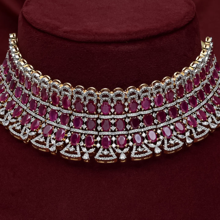 CZ Ruby Choker