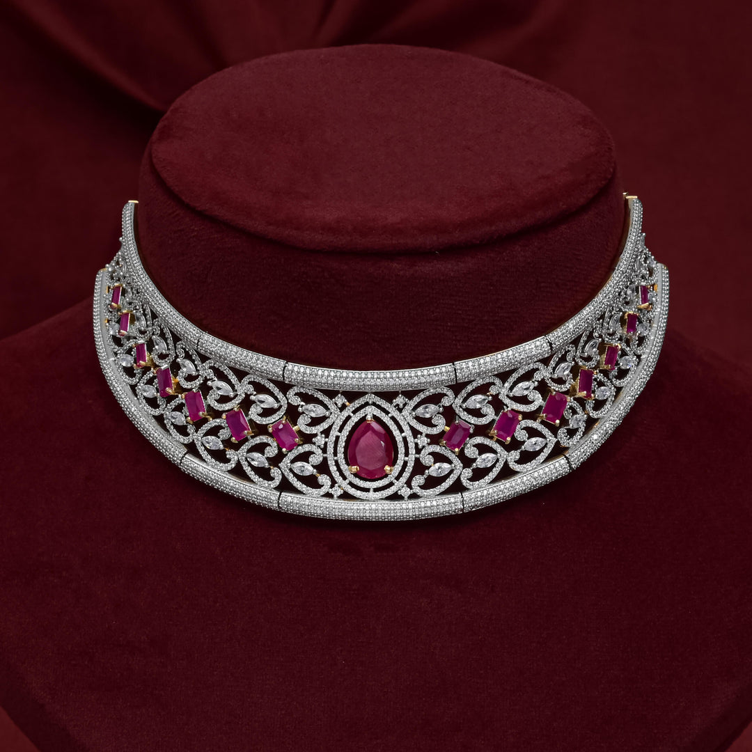 CZ Ruby Choker