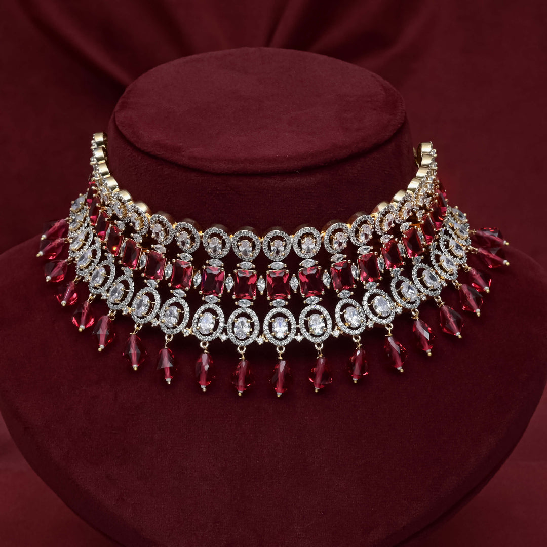 CZ Ruby Choker