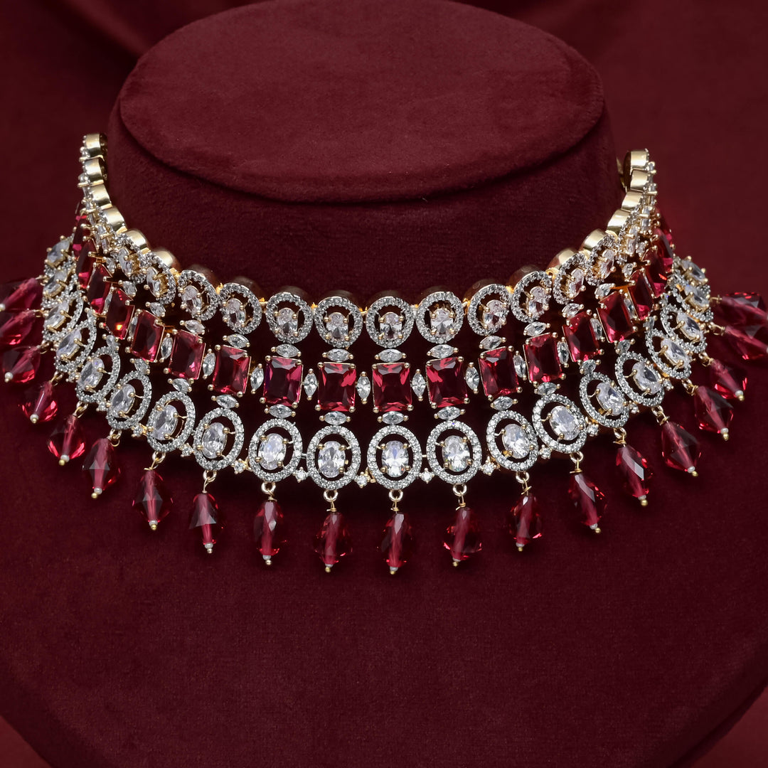 CZ Ruby Choker