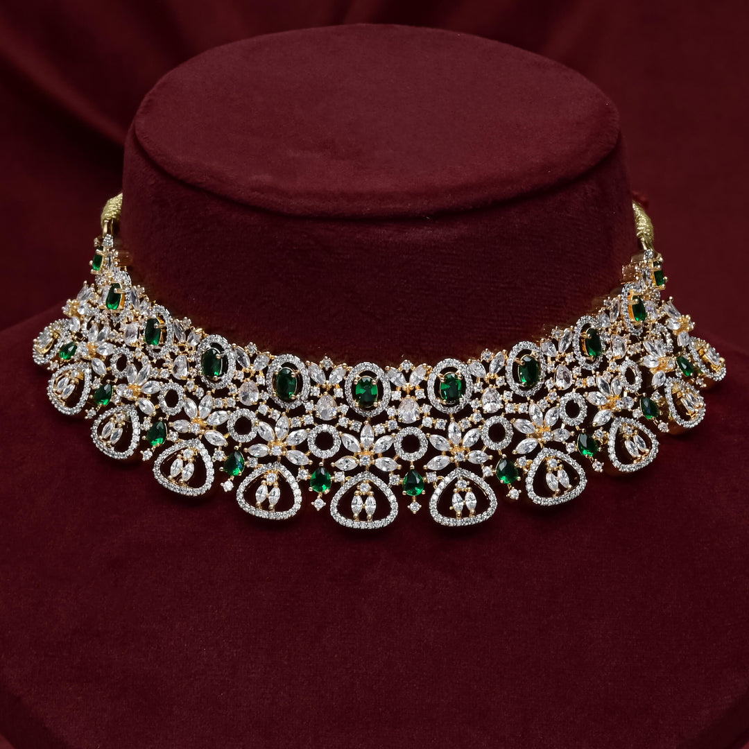 CZ Emerald Choker